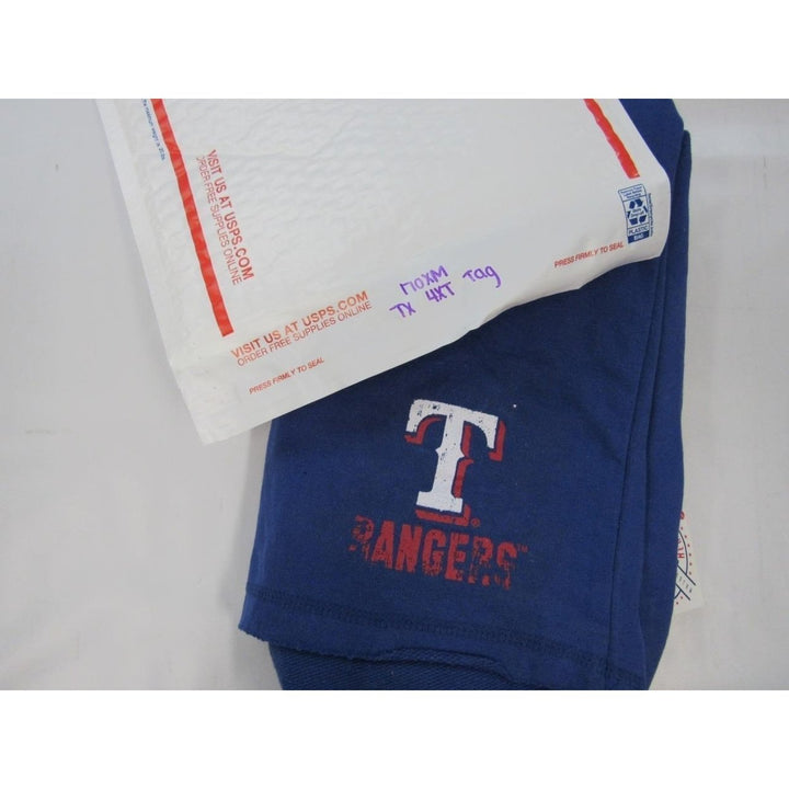 Texas Rangers Mens Size 4XL-Tall Majestic Lounge Shorts Image 4