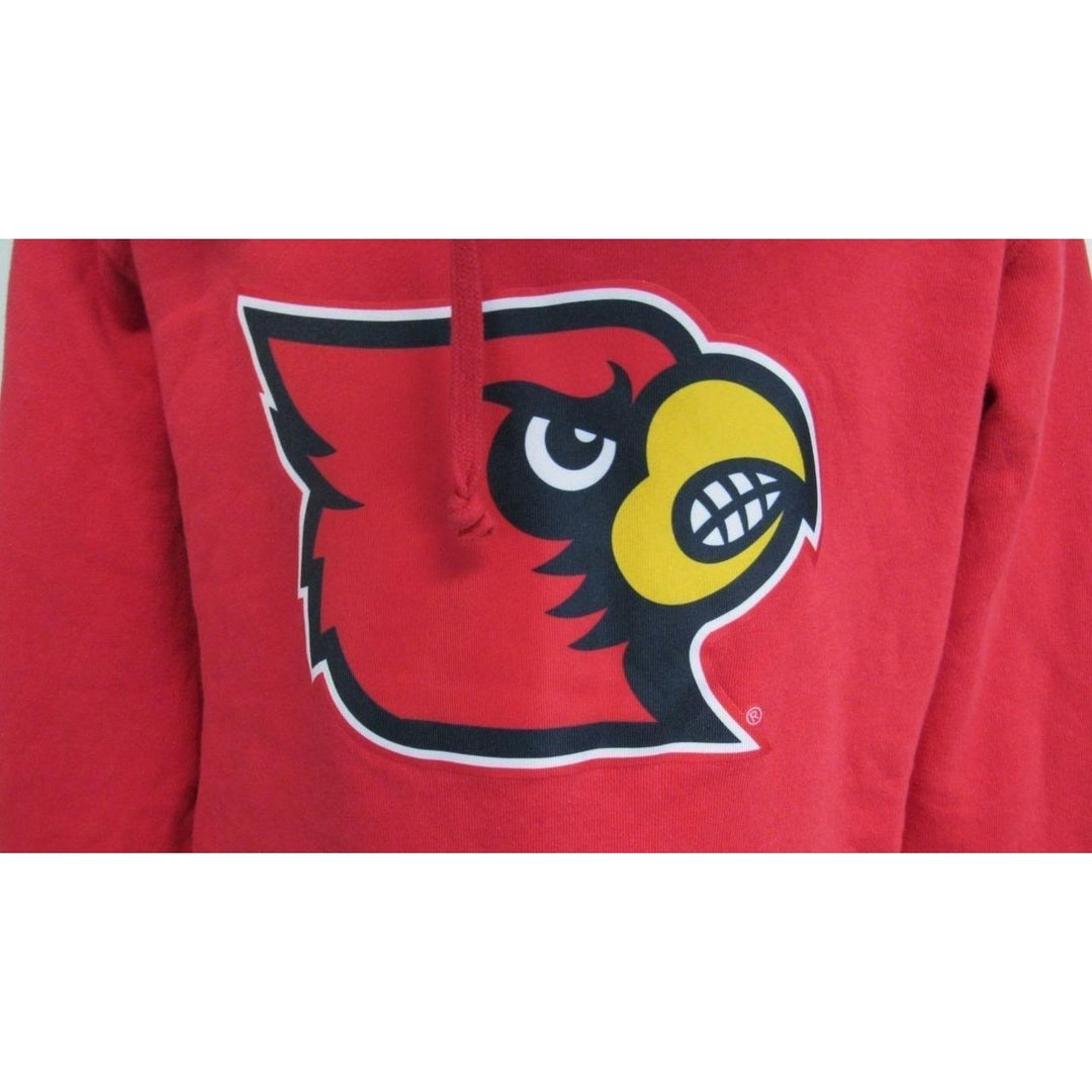 Louisville Cardinals Youth Size L Large Red J. America Hoodie Image 3