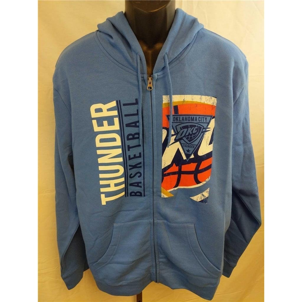 Oklahoma City Thunder Mens Size L Large Full Zip Hoodie Jacket Image 2