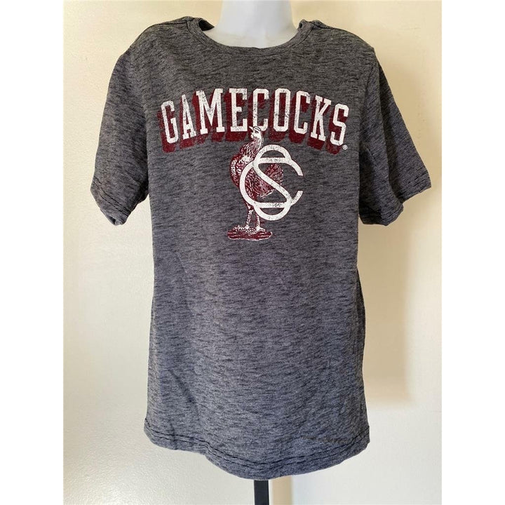 South Carolina Gamecocks Youth Size M Medium Gray Shirt Image 1