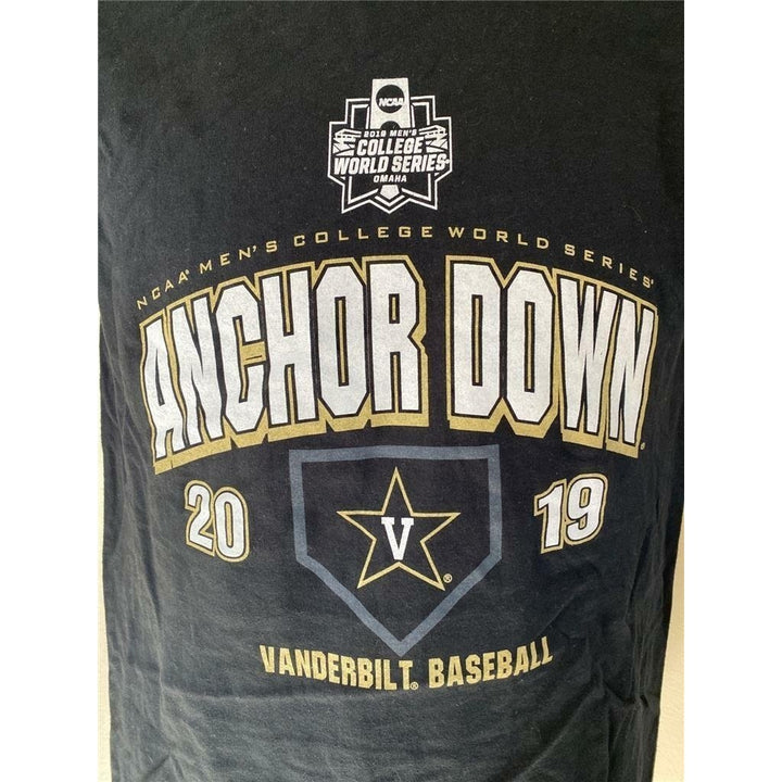 Vanderbilt Commodores Mens SIze S Small Black Shirt Image 3