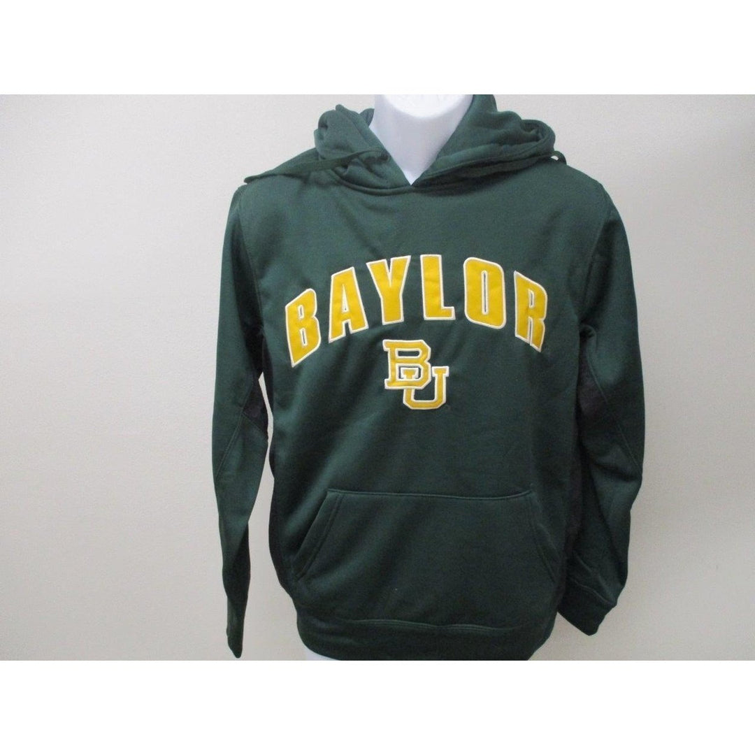 Baylor Bears Adult Mens Size S Small Green Hoodie MSRP 50 Image 2