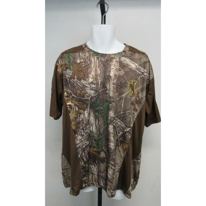 Wyoming Cowboys Mens Size L Large Camo Athletic Shirt Image 1