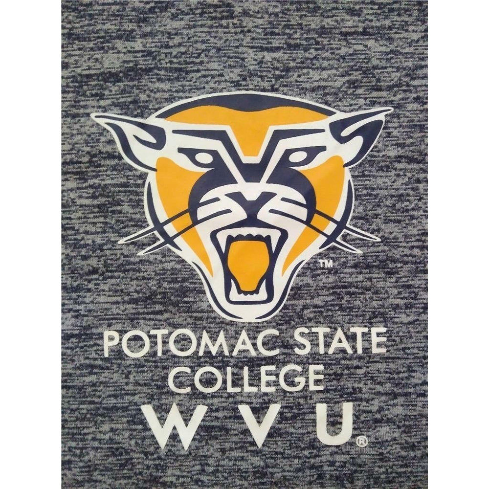 WVU Potomac State Catamounts Mens Sizes S Small Gray Russell Athletic Shirt Image 2