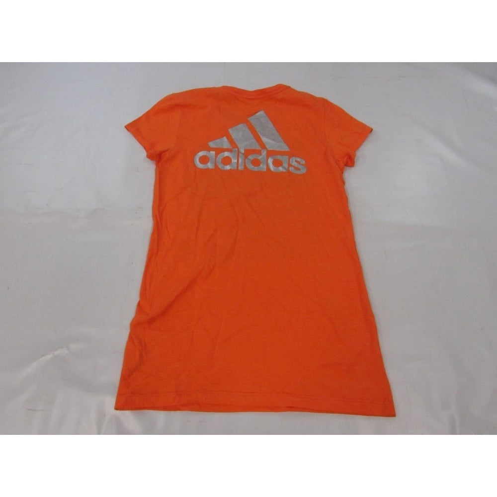 York Knicks Basketball Womens Size M Adidas Orange Shirt Image 2