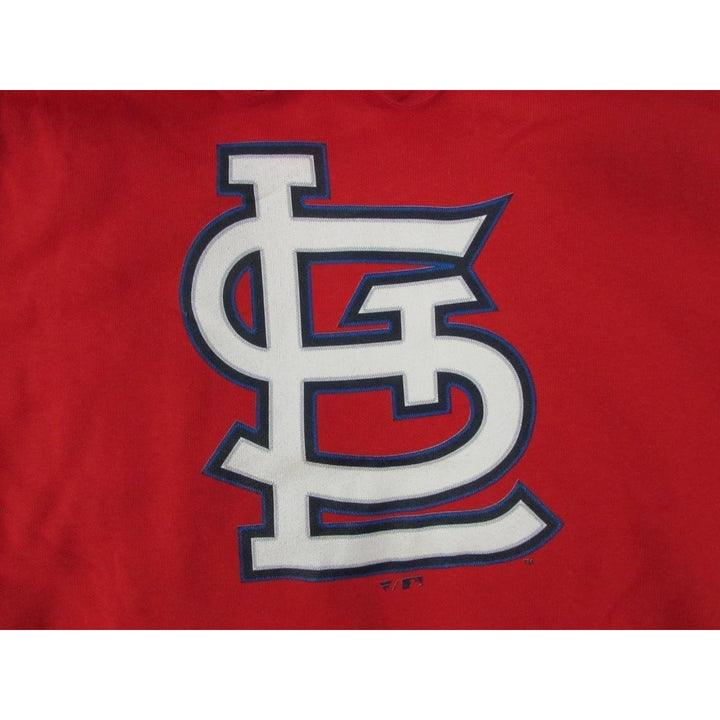 St Louis Cardinals 4 Yadier Molina Mens Size S Small Red Hoodie Image 3