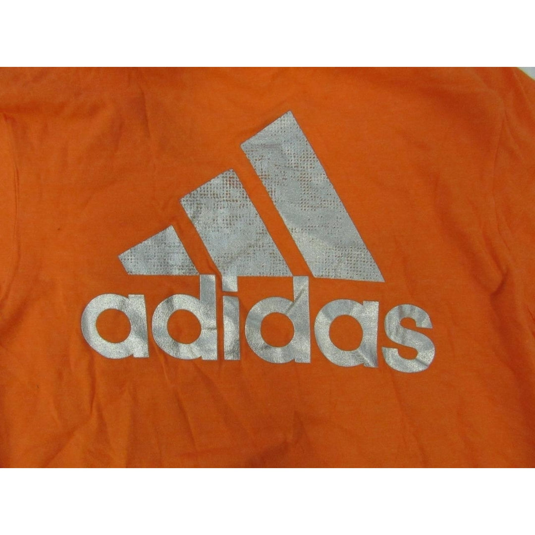 York Knicks Basketball Womens Size M Adidas Orange Shirt Image 4