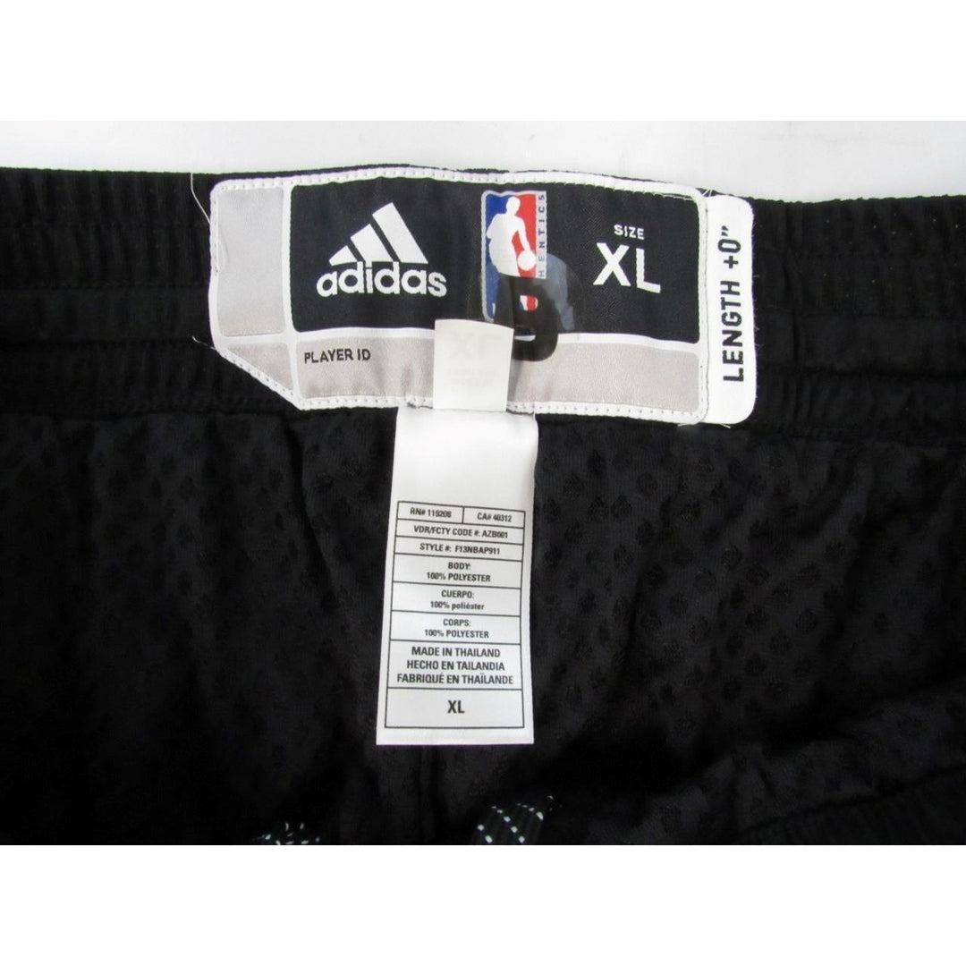 Sacramento Kings Mens Size XL Black Adidas Light Sweat Pants Image 4