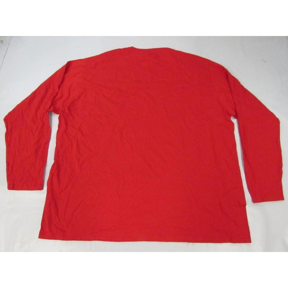 University of Arizona Wildcats Mens Size 4XL 4XLarge Red Long Sleeve Shirt Image 2