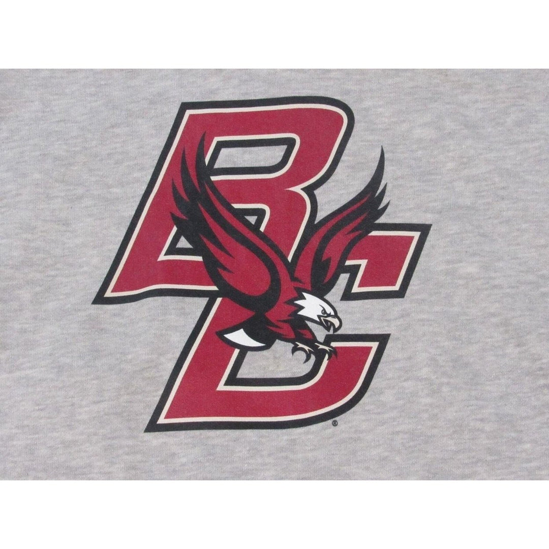 Boston College Eagles Mens Size S Small Gray Hoodie Image 3