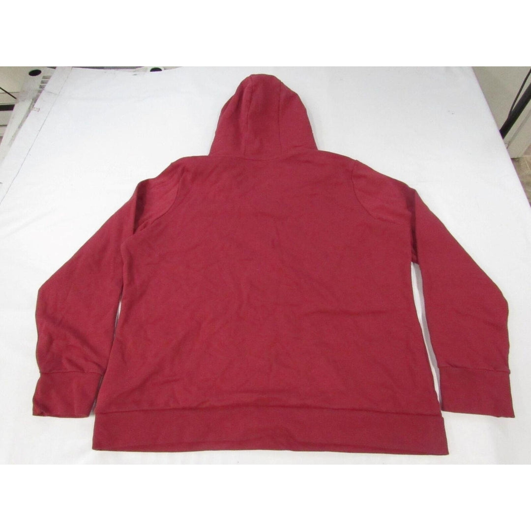 Washington Commanders EST 1932 Womens Size 3XL Red V-Neck Hoodie Image 2