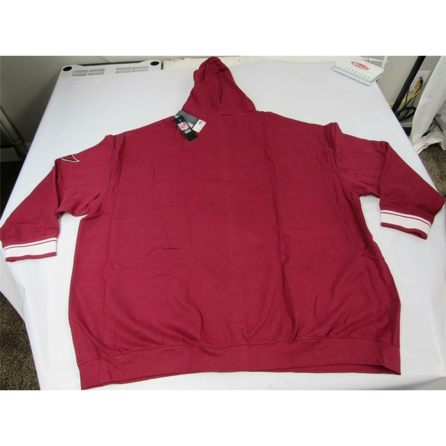 Arizona Cardinals Mens Size 6XL Full Zip Majestic Hoodie Jacket Image 1