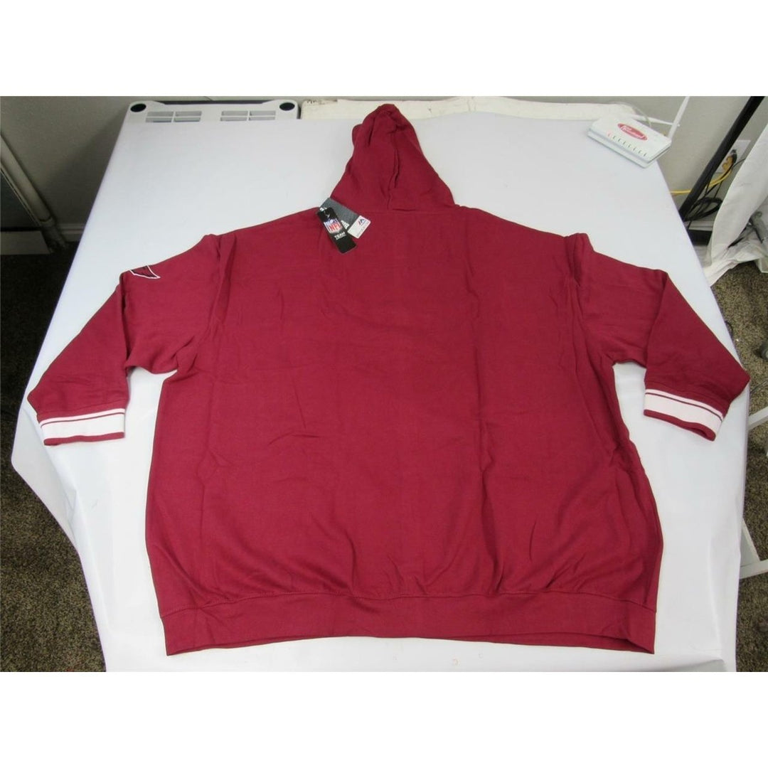 Arizona Cardinals Mens Size 6XL Full Zip Majestic Hoodie Jacket Image 3