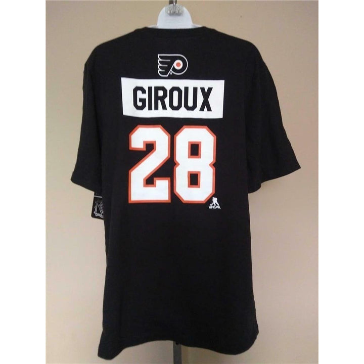 Philadelphia Flyers 28 Claude Giroux Youth Size 2XL-18 Black Shirt Image 3