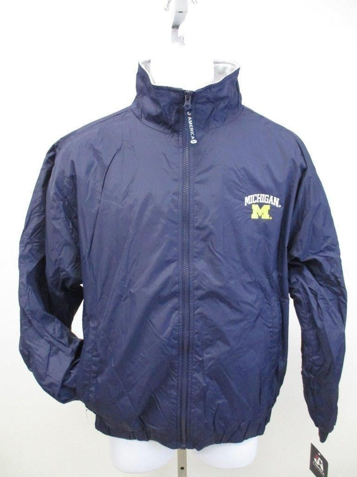 Michigan Wolverines Mens Sizes S Small Blue Jacket Image 1