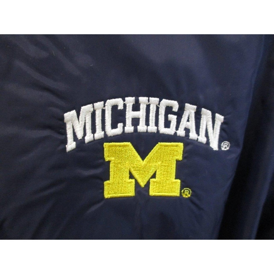 Michigan Wolverines Mens Sizes S Small Blue Jacket Image 3