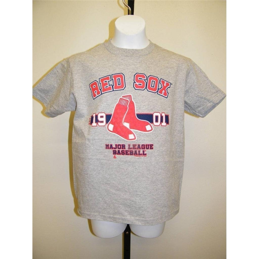 BOSTON RED SOX YOUTH SIZE 18-20 XLARGE XL GENUINE MERCHANDISE T-SHIRT Image 1