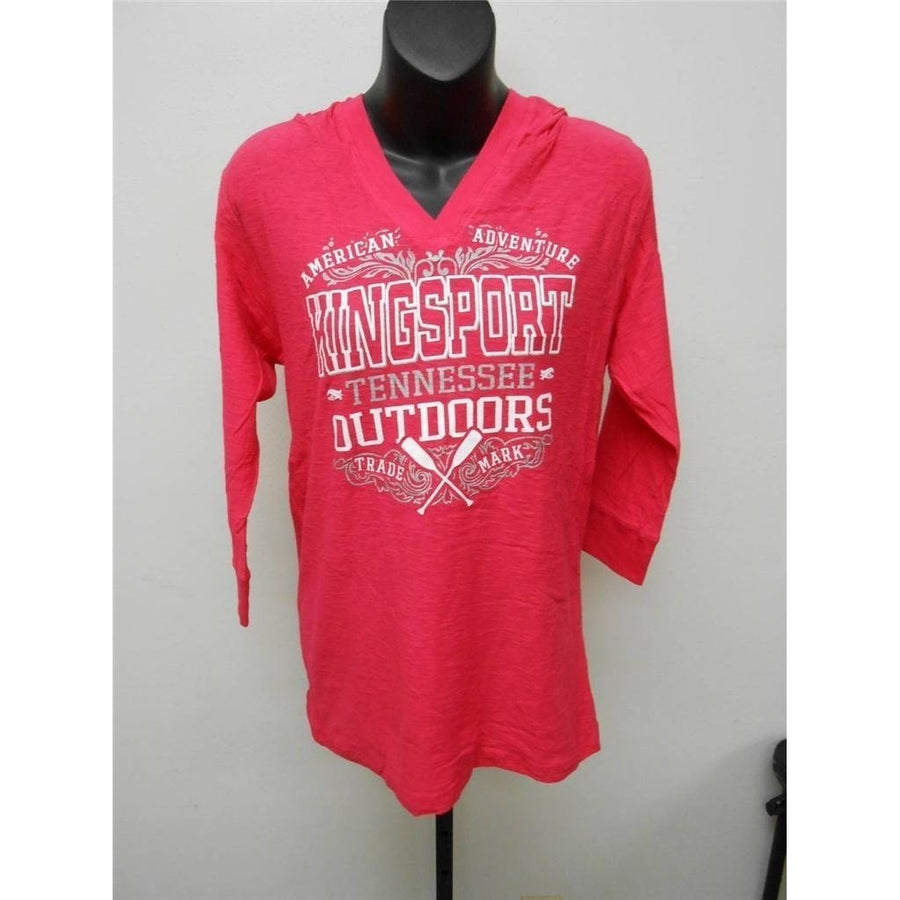 Kingsport TN Tennessee Womens Size L Large Hooded Shirt Image 1