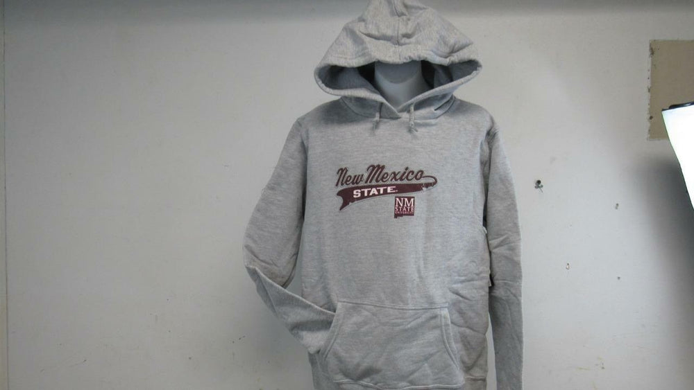 Mexico State Aggies YOUTH Size L Large Gray Hoodie 40 Image 2