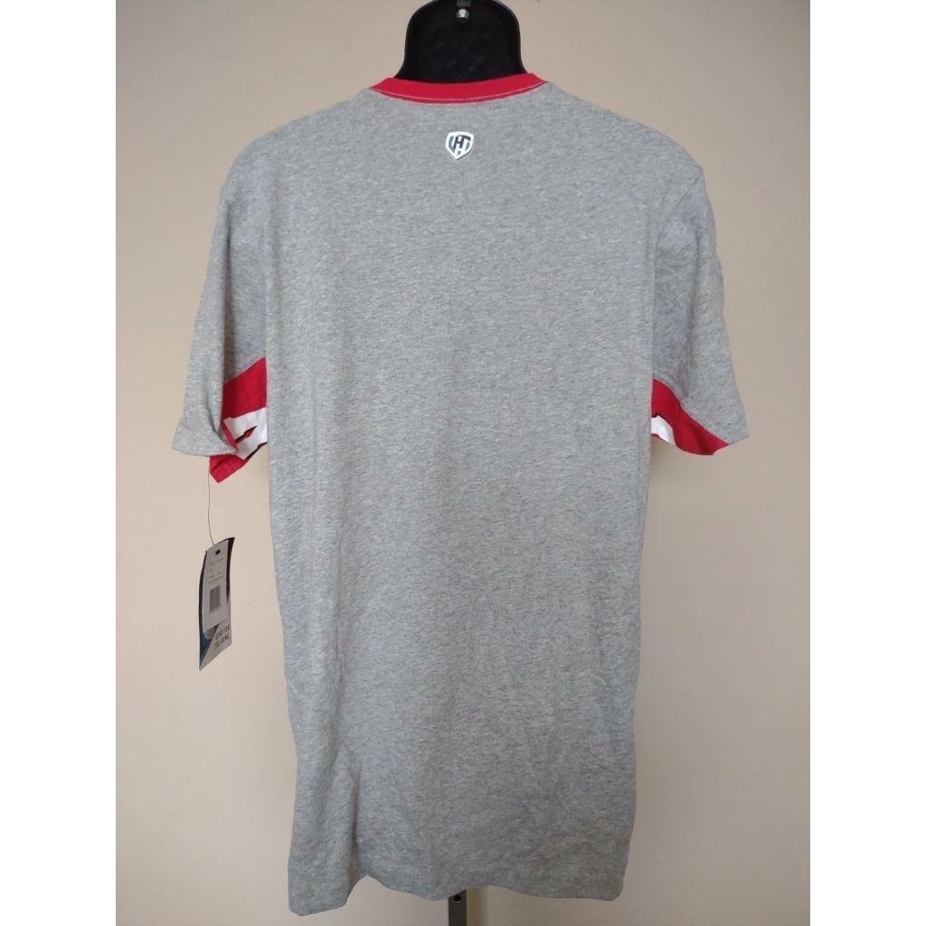 Wisconsin Badgers Mens Size L Large Gray Hands High Shirt Image 4