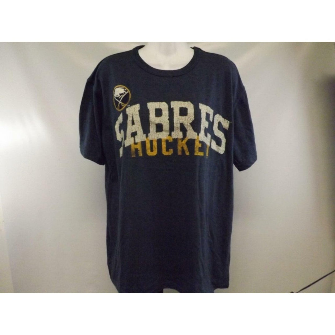 Buffalo Sabres Mens Size S Small Navy Blue Shirt 35 Image 2