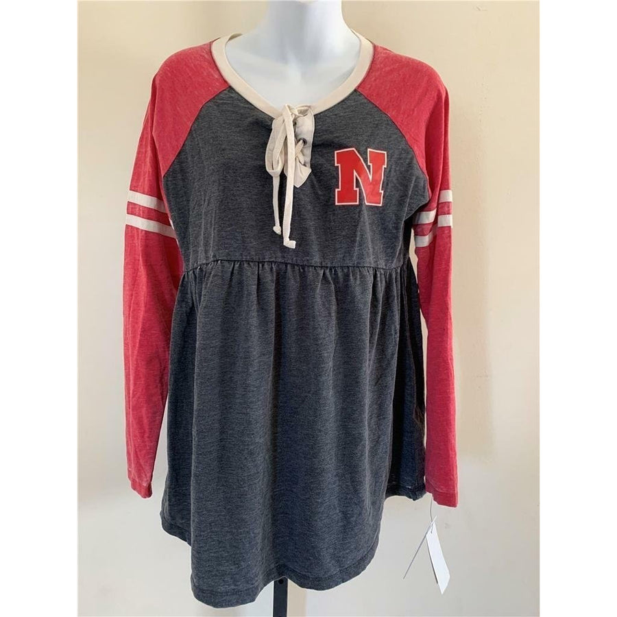 Nebraska Cornhuskers Womens Size M Touch by Alyssa Milano Materinity Shirt Image 1