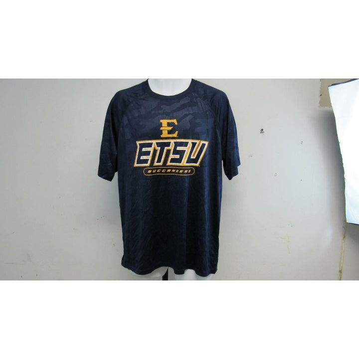 East Tennessee State Buccaneer Mens L Large Size Polyester Performance Shirt Image 2