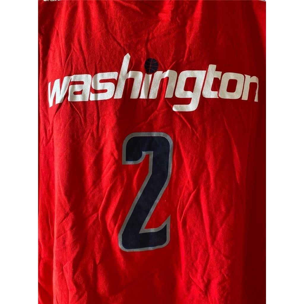 Washington Wizards 2 Mens Size 2XL Red Adidas Shirt Image 3