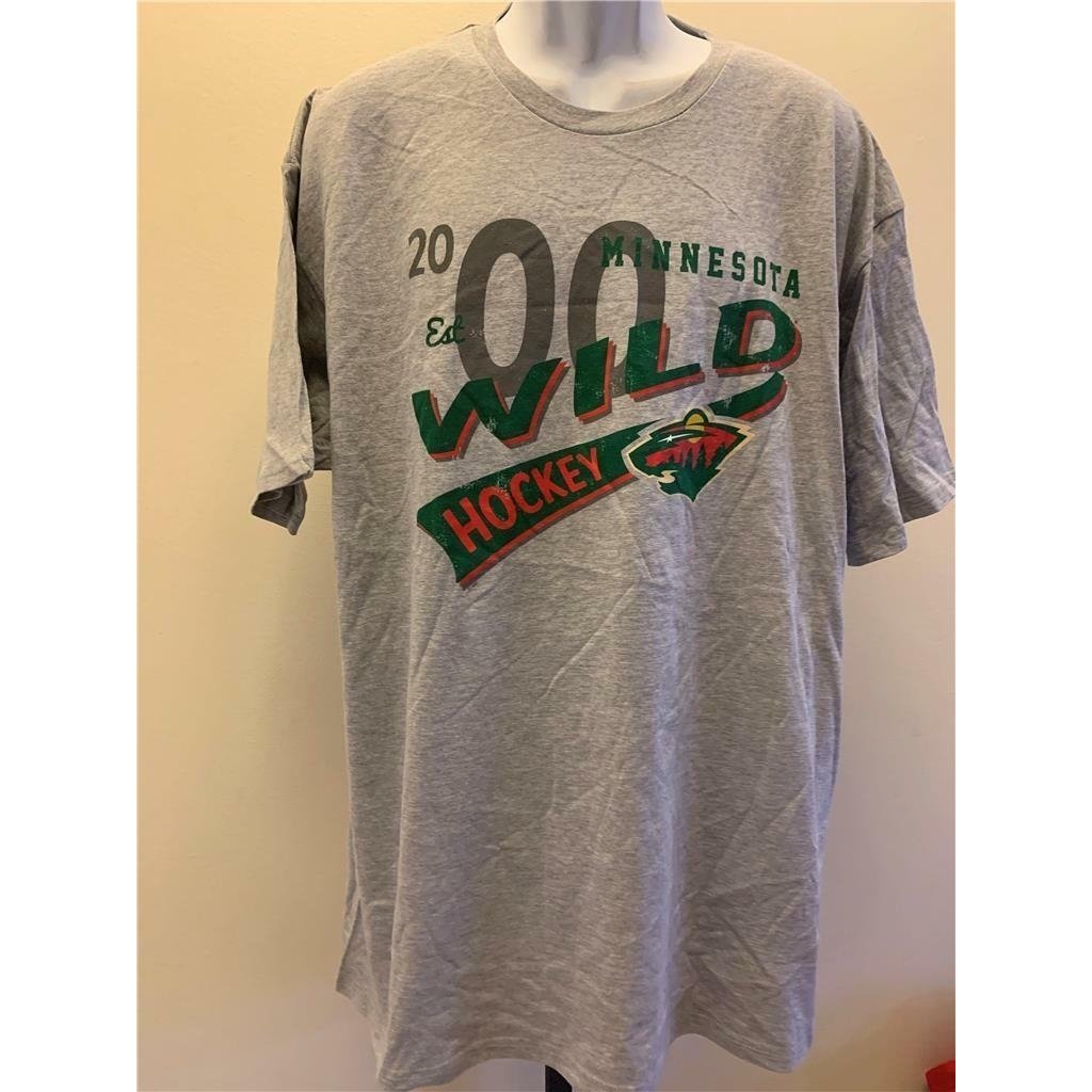 Minnesota Wild Men Size 2XL Gray G-III Shirt Image 1