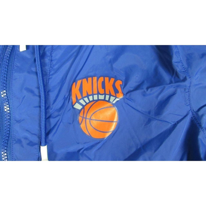 York Knicks Mens Size S Mitchell and Ness 1/2 Zip Anorak Packable Jacket 150 Image 4