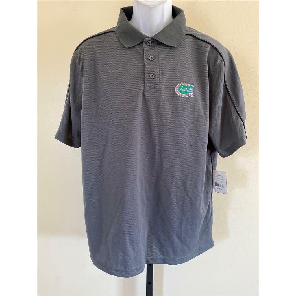 Florida Gators Mens Size L Large Gray Polo Shirt Image 1