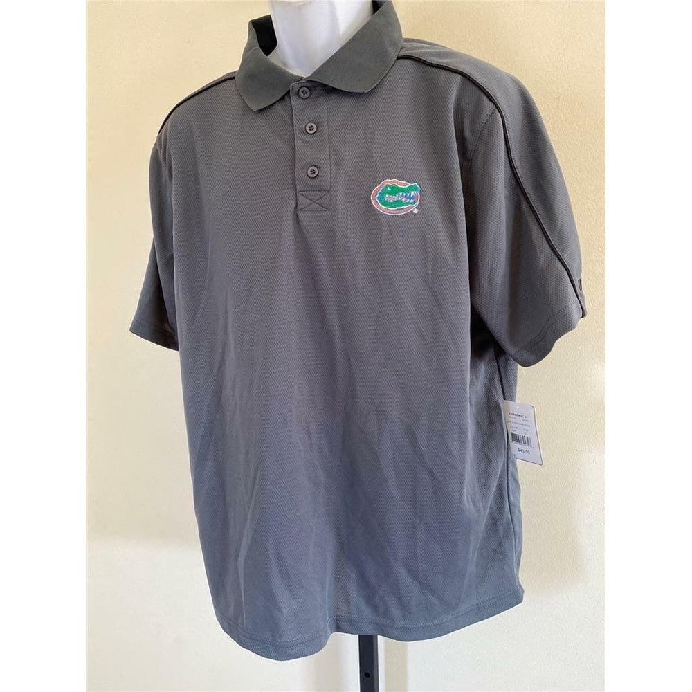 Florida Gators Mens Size L Large Gray Polo Shirt Image 2