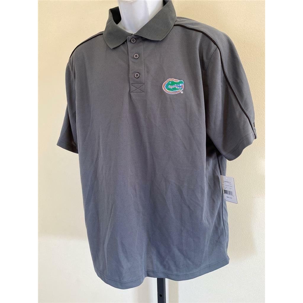 Florida Gators Mens Size L Large Gray Polo Shirt Image 2