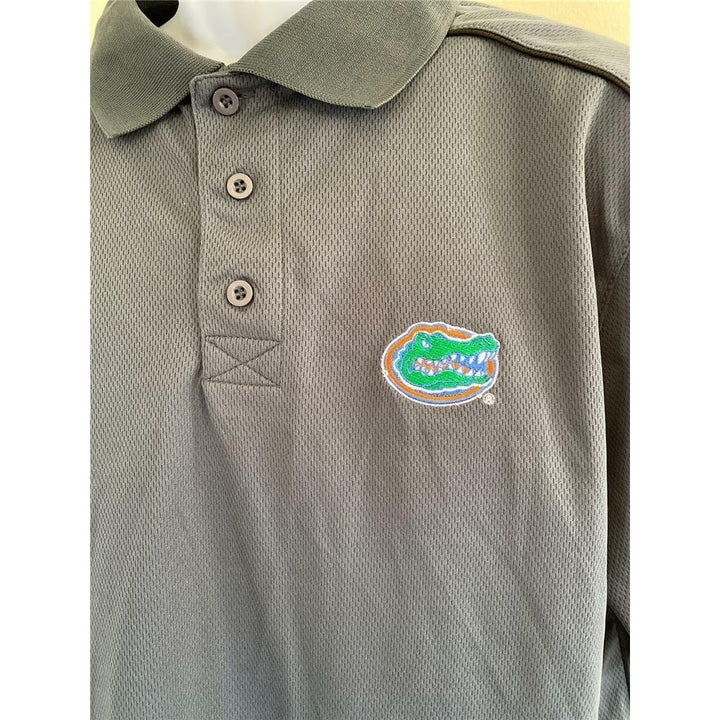 Florida Gators Mens Size L Large Gray Polo Shirt Image 3