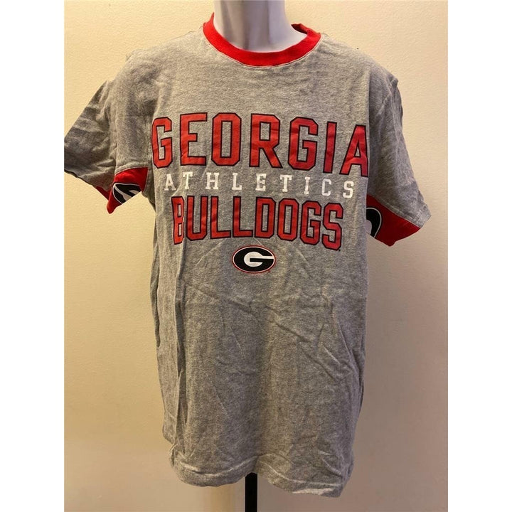 Georgia Bulldogs Mens Size M Medium Gray Shirt Image 1