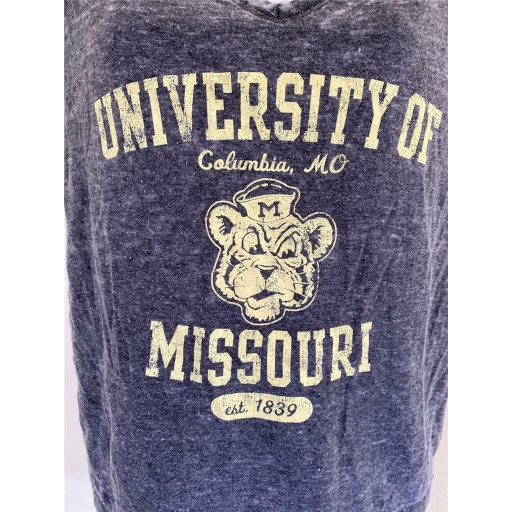 Missouri Tigers Womens Size M Medium Gray Shirt Image 3