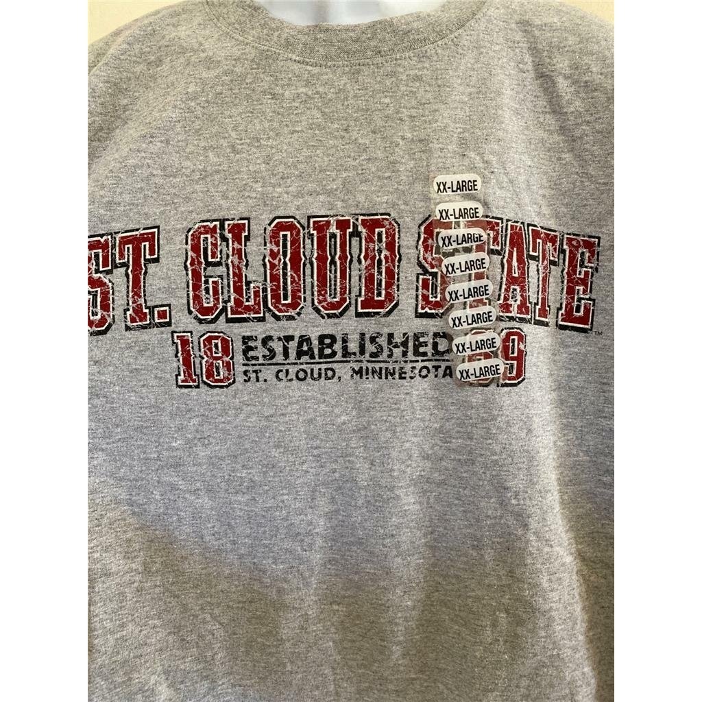 St. Cloud State Huskies Mens Size 2XL Gray Shirt Image 3