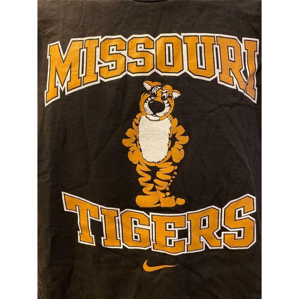 Missouri Tigers Youth Size XL Black Shirt Image 3