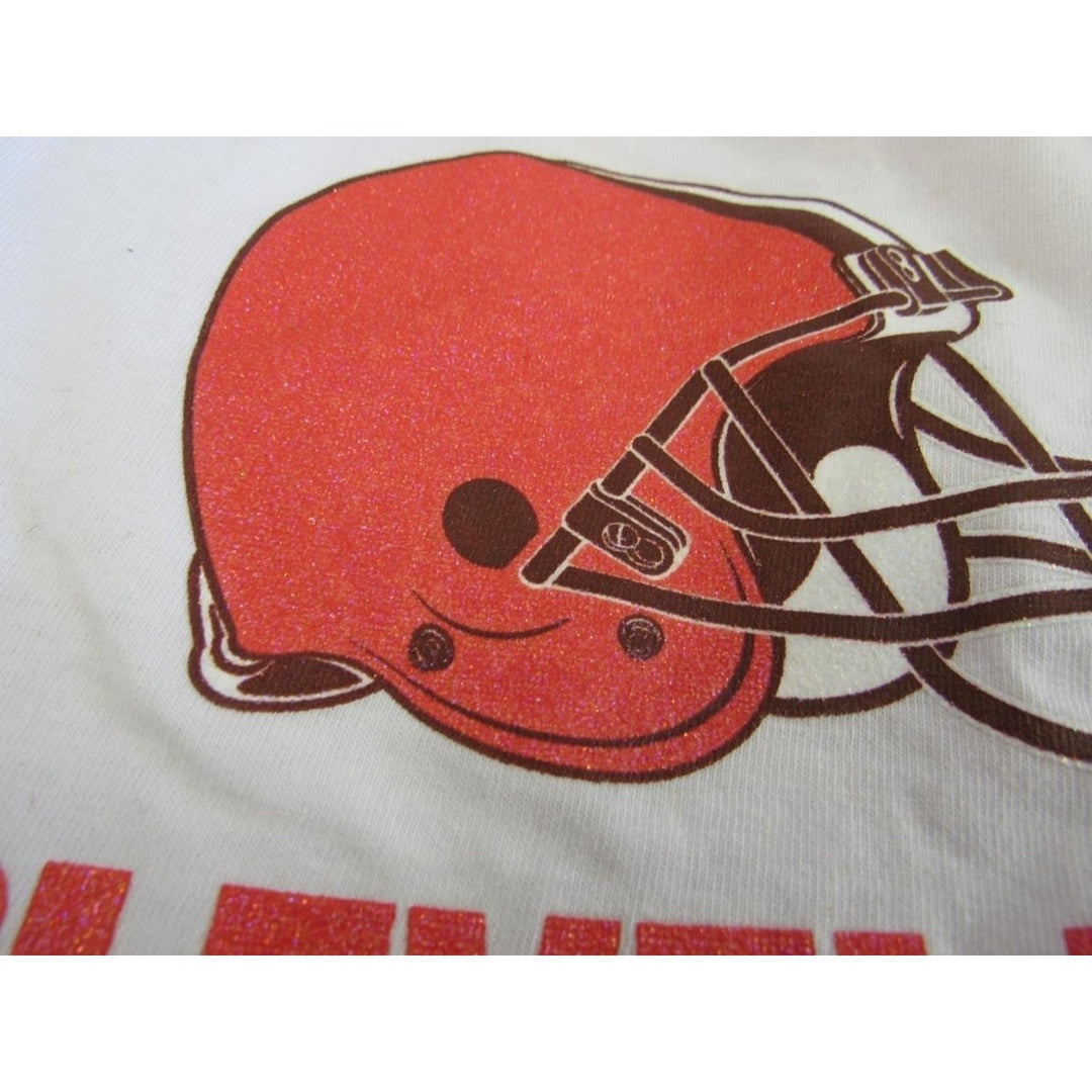 Cleveland Browns Womens Plus Size 2XL Majestic White Shirt Image 2