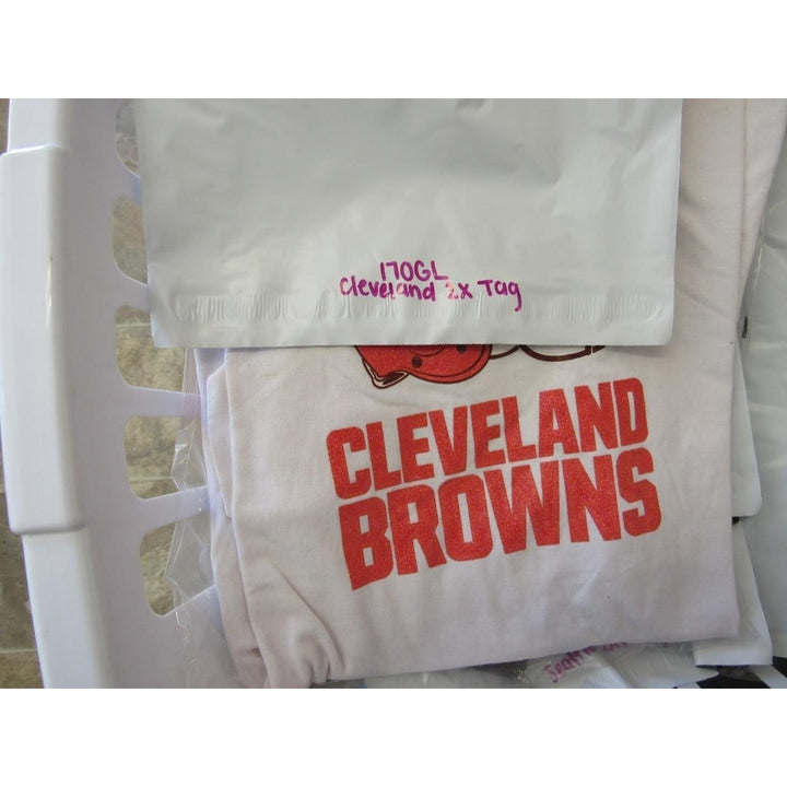 Cleveland Browns Womens Plus Size 2XL Majestic White Shirt Image 6