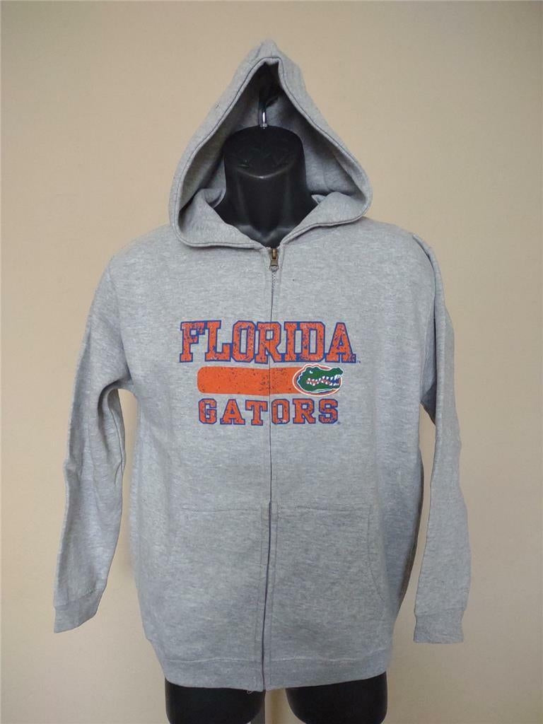 Florida Gators Youth Size L 14/16 Gray J. America Full Zip Hoodie Jacket 50 Image 1