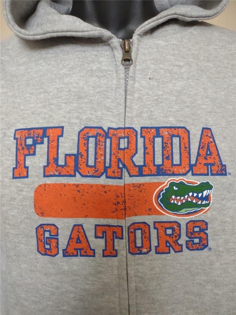 Florida Gators Youth Size L 14/16 Gray J. America Full Zip Hoodie Jacket 50 Image 2