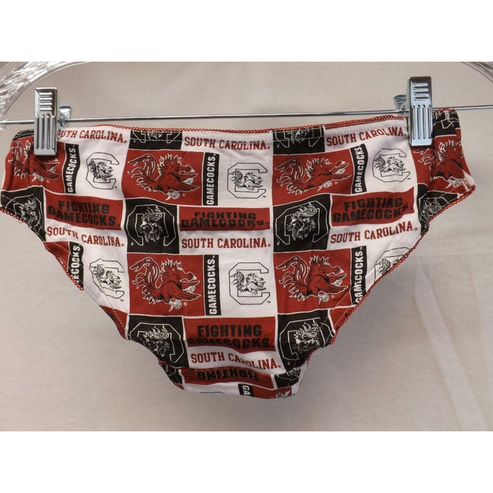 South Carolina Gamecocks Womens 7 L Large Red White Bikini Underwear Panties Image 2