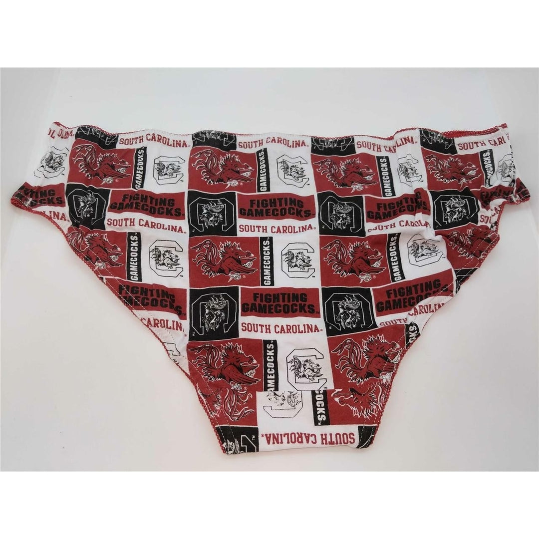 South Carolina Gamecocks Womens 7 L Large Red White Bikini Underwear Panties Image 4