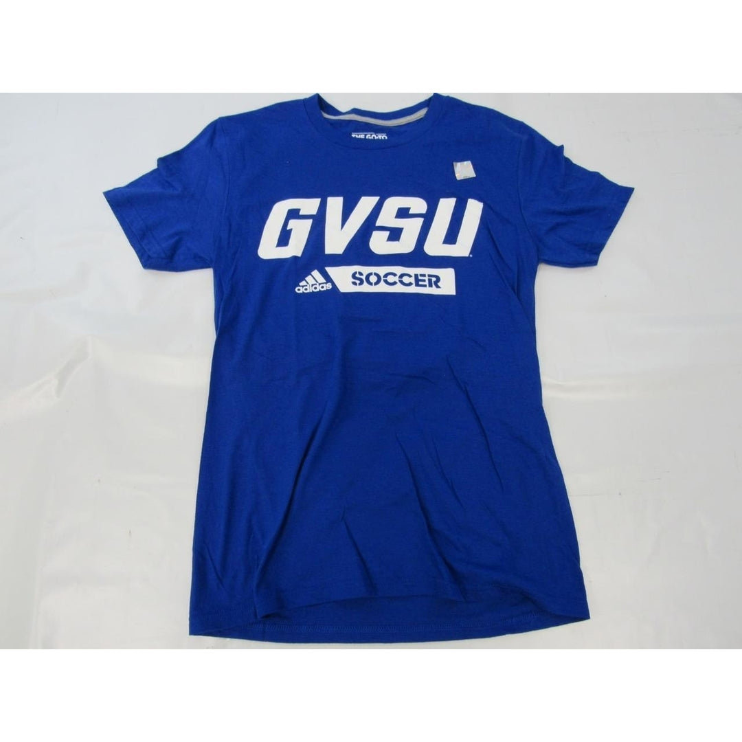 Grand Valley State Lakers Soccer MENS Size XS X-Small Blue Adidas Shirt Image 3