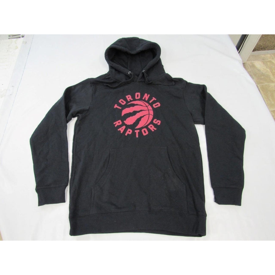 Toronto Raptors Mens Size M Medium Black Hoodie Image 1