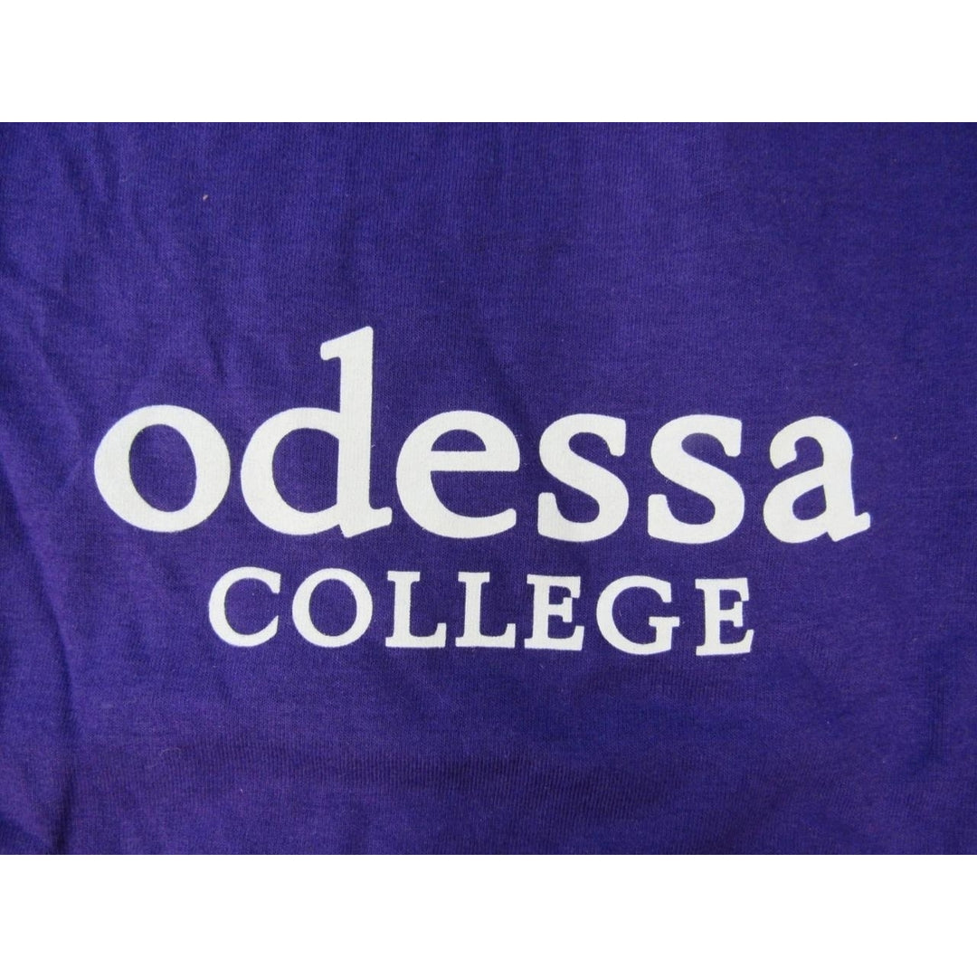 Odessa College Wranglers Mens Size 2XL 2XLarge Purple Shirt Image 3