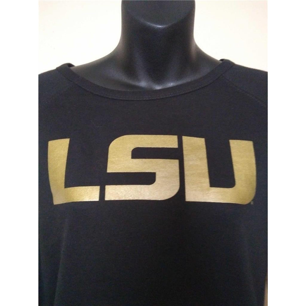 LSU Tigers Womens Size S Small Black Sweatshirt MSRP 50 Image 2