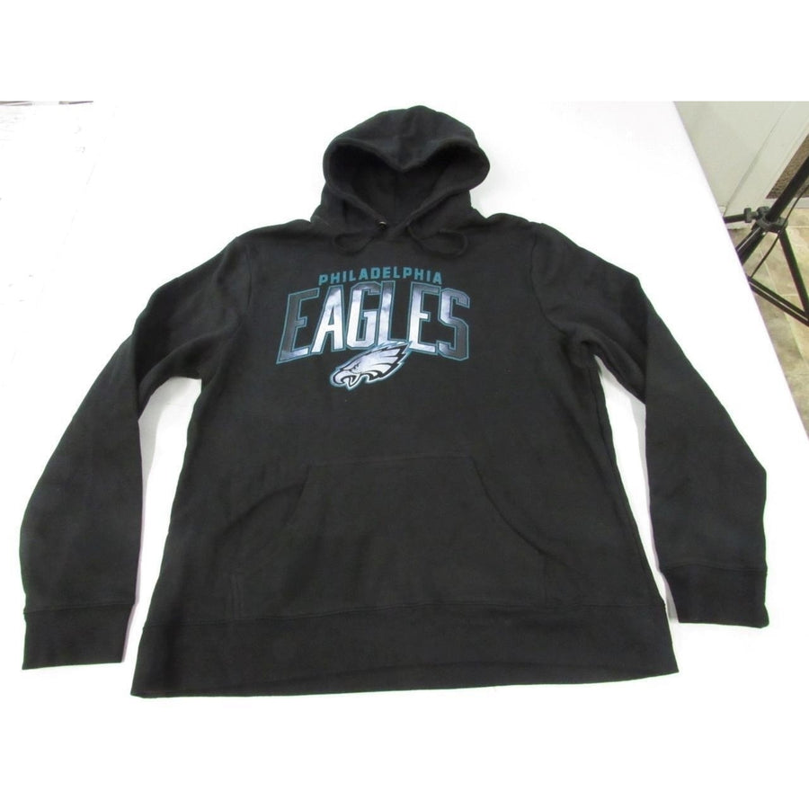 Philadelphia Eagles Mens Size XL XLarge Black Hoodie Image 1