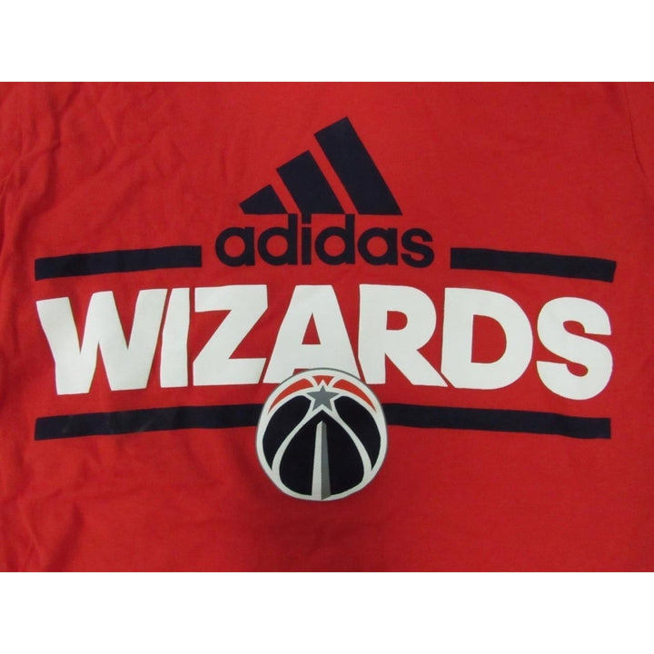 Washington Wizards Youth Child Size S Small (8) Adidas Red Shirt Image 3